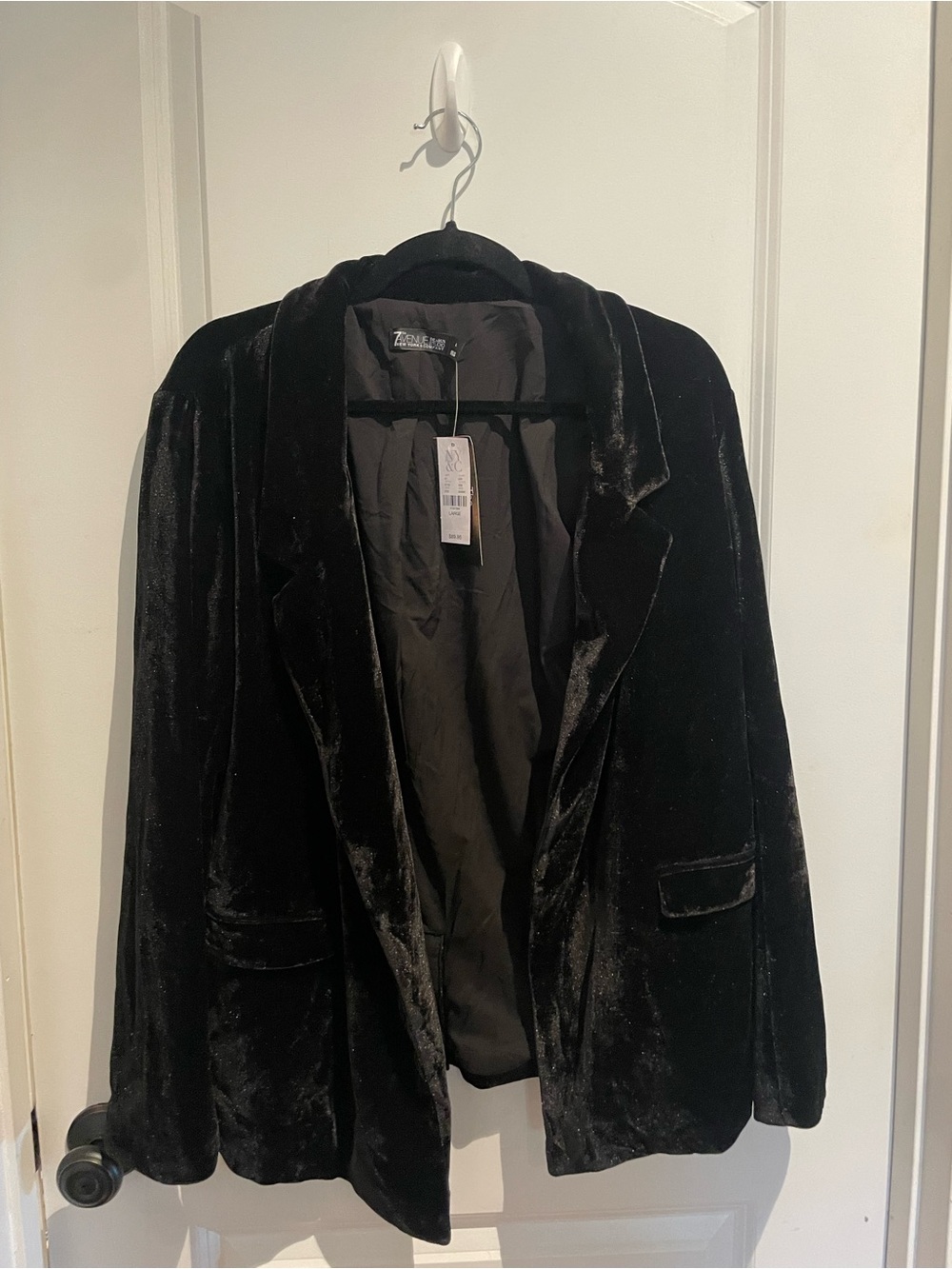 New York & Company - Black Velvet Blazer Jacket - NWT
